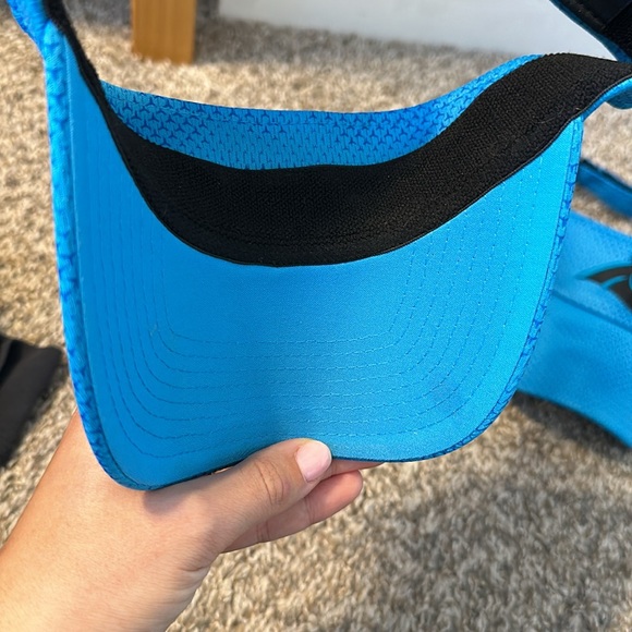 Two new without tags NFL Panther visors NWOT - Picture 2 of 4